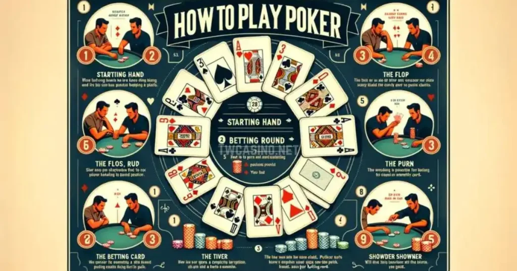 德州撲克的基本規則與流程-twcasino